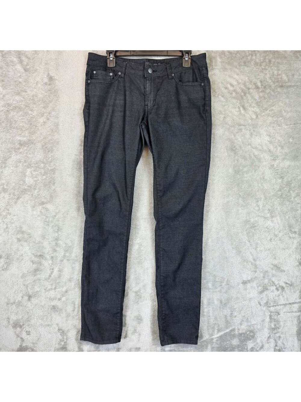 PrAna Kara Skinny Jeans Womens 8/29 Gray Charcoal Wash Stretch Organic Denim